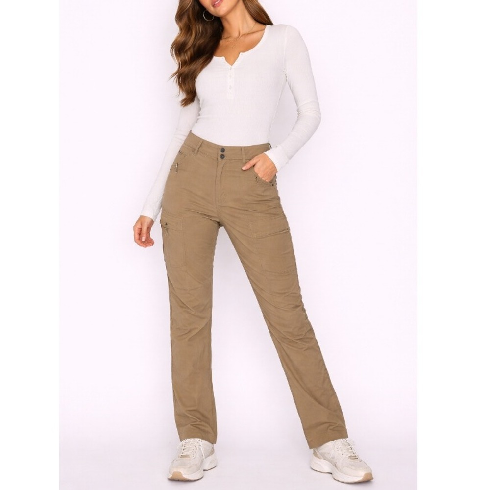 REI Co-op Women's Armadillo Taupe Softshell Hiking Activator Pants Size M NWT